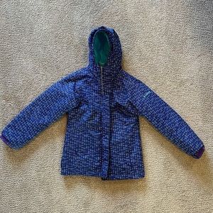 Girls Columbia interchange coat size small (7/8)